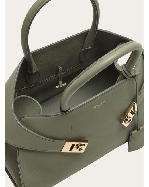 Ferragamo Green Hug Handbag (M)