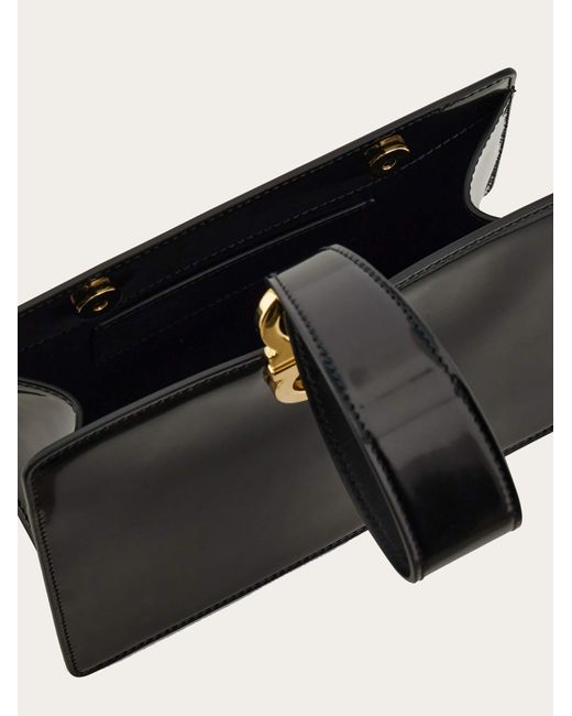 Ferragamo Black Mini Clutch