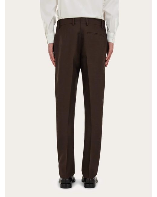Ferragamo Brown Tailored Trouser for men
