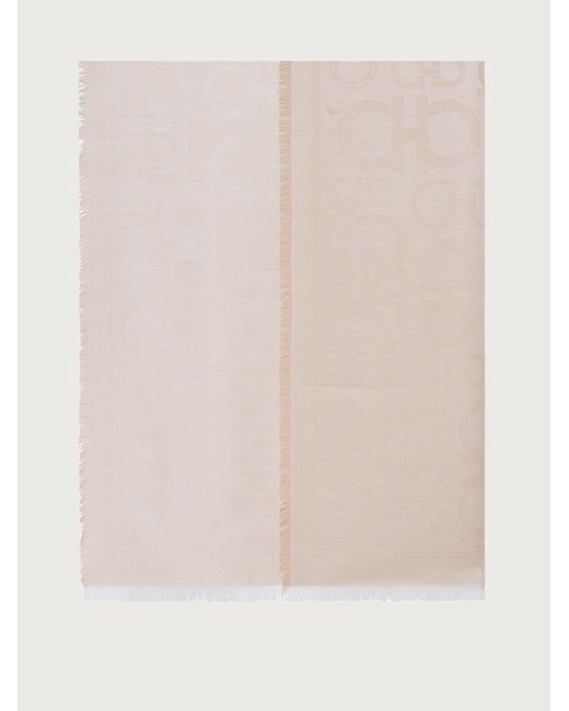 Ferragamo Natural Gancini Stole