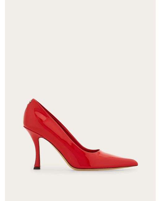 Ferragamo Red Pump Shoe
