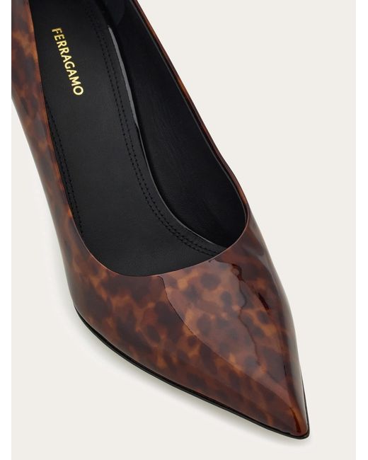 Ferragamo Brown Pump Shoe .5