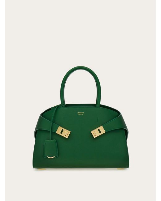 Ferragamo Green Hug Handbag (M)