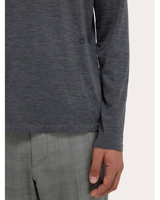 Ferragamo Blue Crewneck Sweater for men