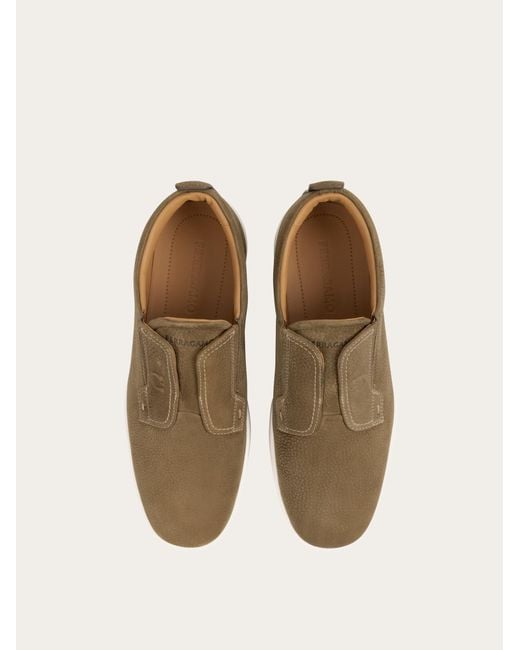 Ferragamo Natural Derby Slip-On .5 for men