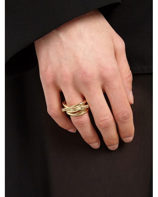 Ferragamo Natural Damen Gancini Ring – Größe 52