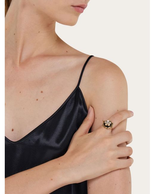 Ferragamo Natural Flower Ring (50Mm)