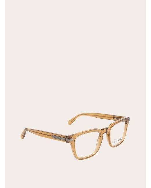Ferragamo Natural Optical Glasses for men