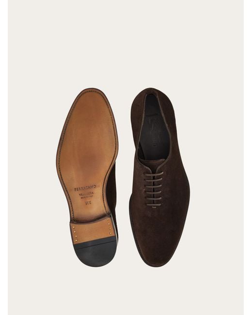 Ferragamo White Oxford Tramezza for men
