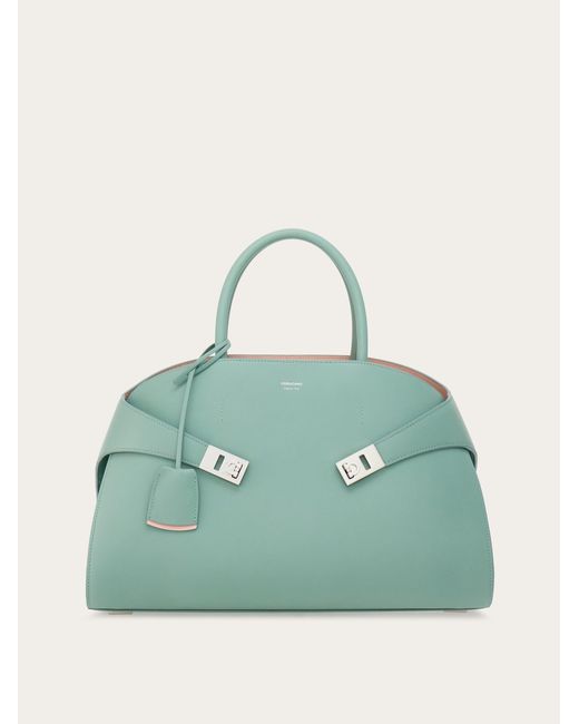 Ferragamo Green Hug Handbag (m)