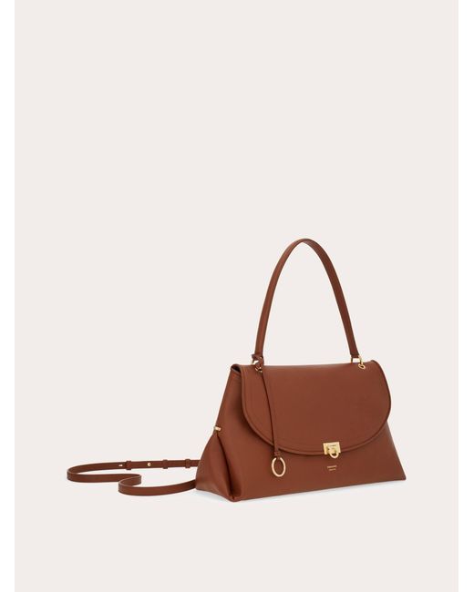 Ferragamo Brown Sofia 2026 Shoulder Bag (L)