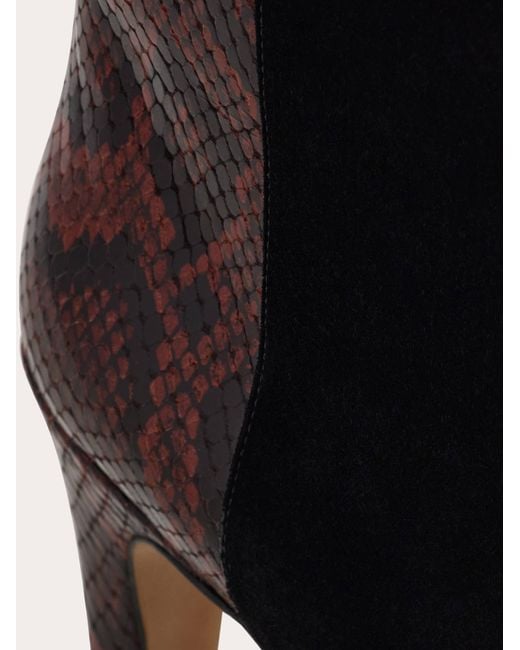 Ferragamo Black Knee High Boot