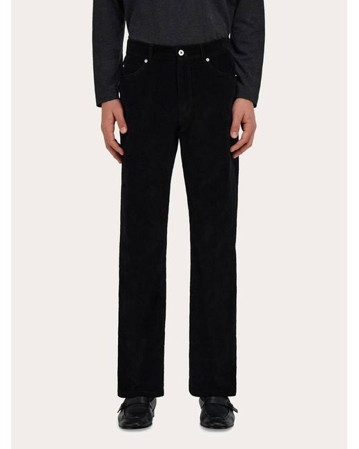 Ferragamo Herren Hose Aus Cordsamt in Blue für Herren
