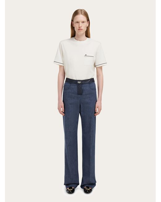 Ferragamo Natural Gancini T-Shirt