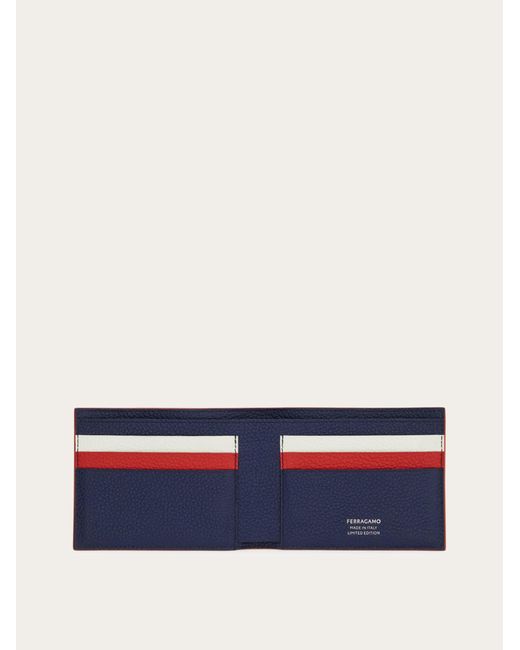 Ferragamo Blue Monogram Wallet for men