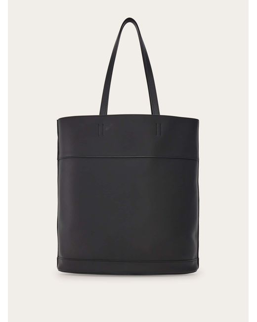 Charming tote bag North-South (M) di Ferragamo in Black