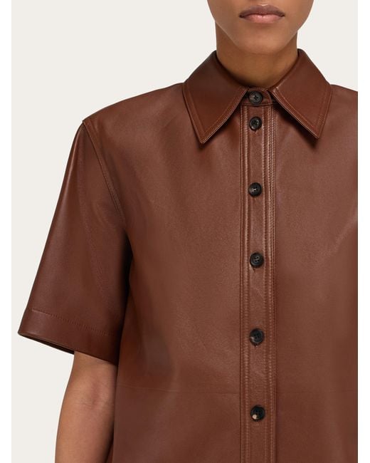 Donna Camicia di Ferragamo in Brown