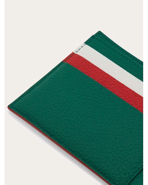 Ferragamo Green Monogram Wallet for men