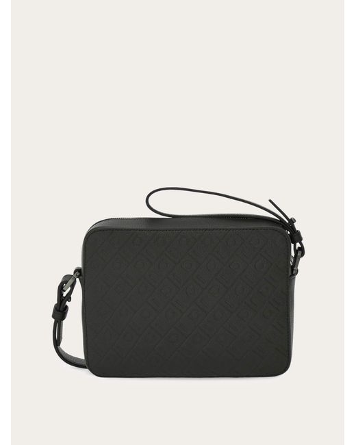 Ferragamo Black Monogram Shoulder Bag for men