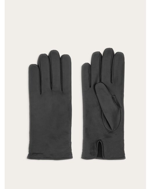 Lined gloves Ferragamo pour homme en coloris Black