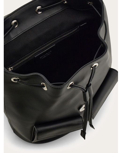 Ferragamo Black Backpack (M)