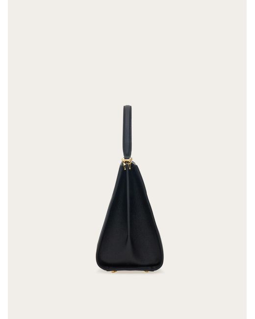 Ferragamo Blue New Studio Box Bag (M)