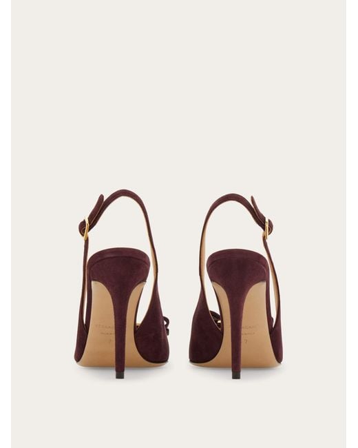Ferragamo Pink Vara Bow Slingback