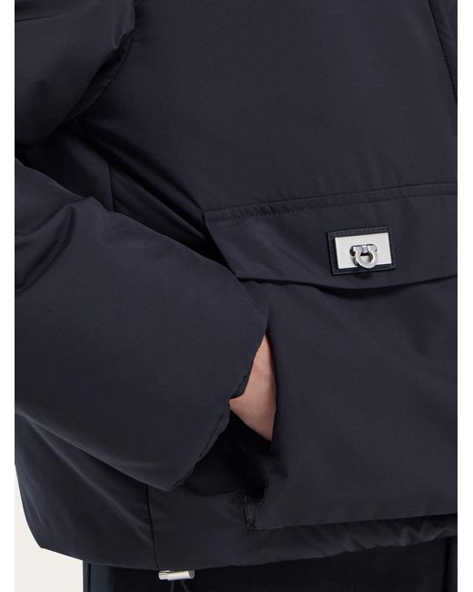 Ferragamo Blue Padded Blouson