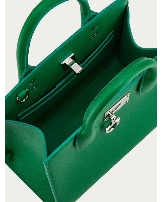 Ferragamo Green Women Studio Box Bag (s)