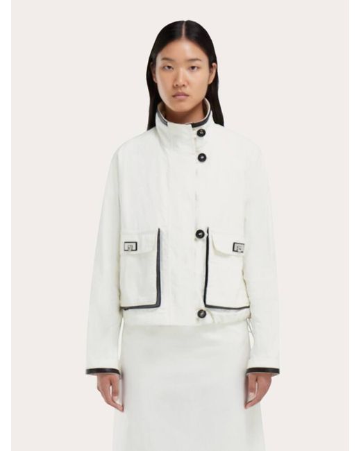 Ferragamo Natural Short Jacket