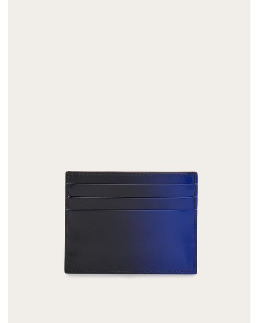 Ferragamo Blue Two Tone Wallet for men