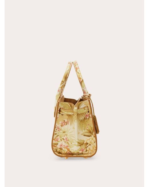Ferragamo Metallic New Studio Soft Bag (M)
