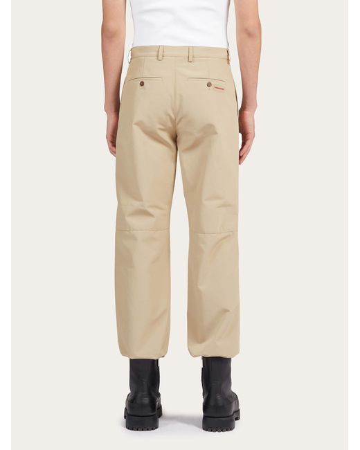 Ferragamo Natural Cargo Trouser for men