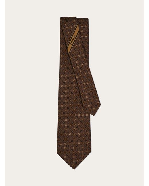 Uomo Cravatta di Ferragamo in Brown da Uomo