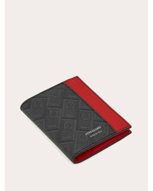 Ferragamo Men Monogram Credit Card Holder for men