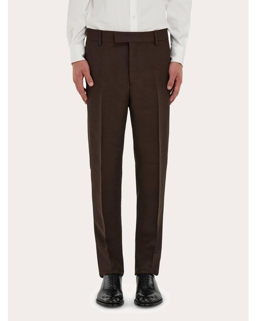 Ferragamo Brown Tailored Trouser for men