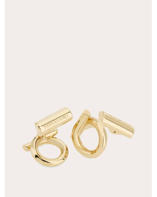 Ferragamo Natural Gancini Cufflinks for men