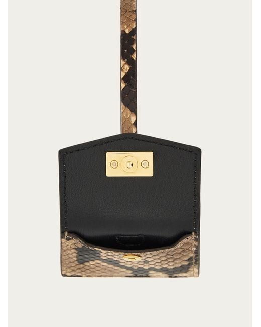 Donna Charm Da Borsa di Ferragamo in Natural