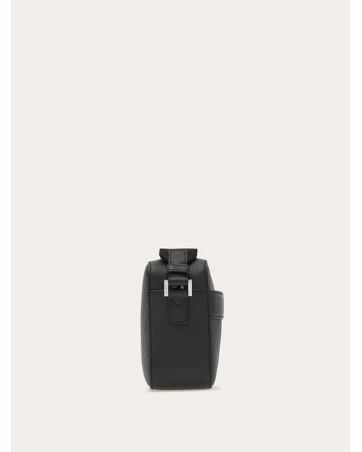Uomo Borsa A Tracolla Monogram di Ferragamo in Black da Uomo