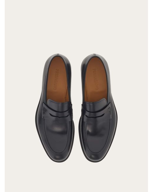 Ferragamo White Penny Loafer for men