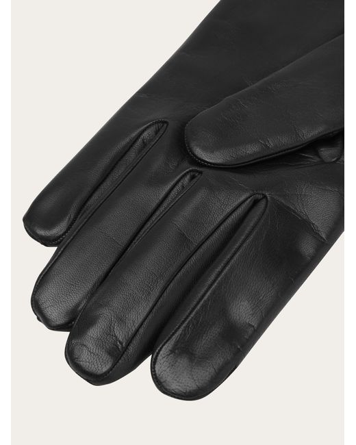 Lined gloves Ferragamo pour homme en coloris Black
