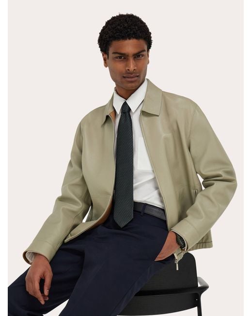 Ferragamo Black Jacquard Tie for men