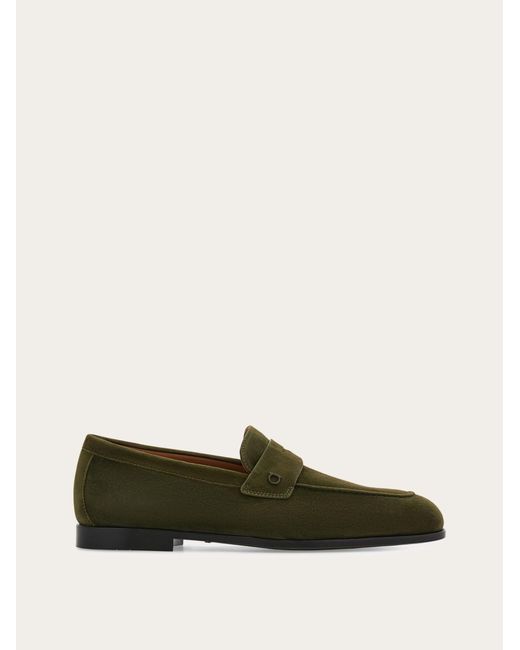 Ferragamo Green Penny Loafer for men