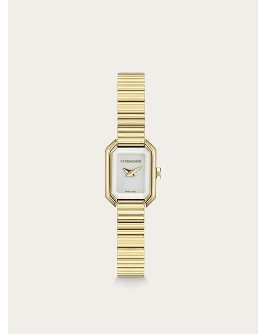 Ferragamo Metallic Crystal Petite Watch