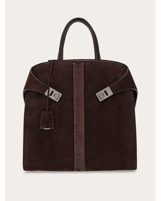 Ferragamo Herren Hug Totebag in Brown für Herren