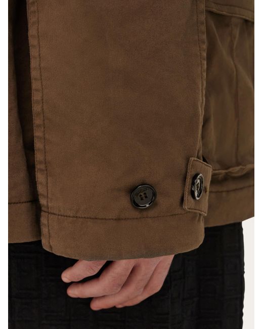 Ferragamo Herren Safarijacke in Brown für Herren