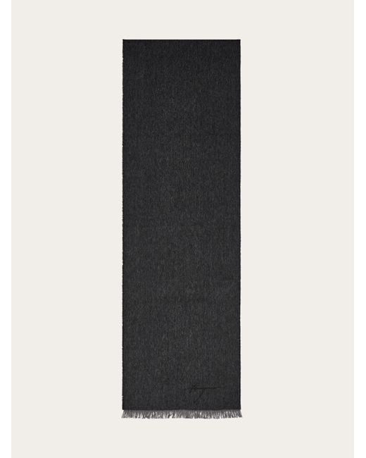Ferragamo Black Cashmere Scarf for men
