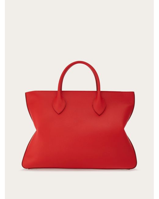 Ferragamo Red Tote Bag (l) for men