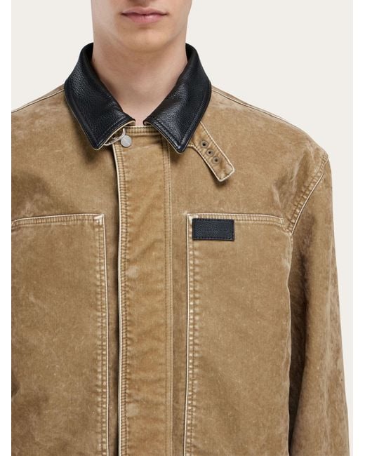 Ferragamo Natural Utility Blouson for men