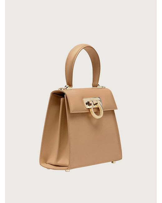 Ferragamo Natural Iconic Top Handle (s)